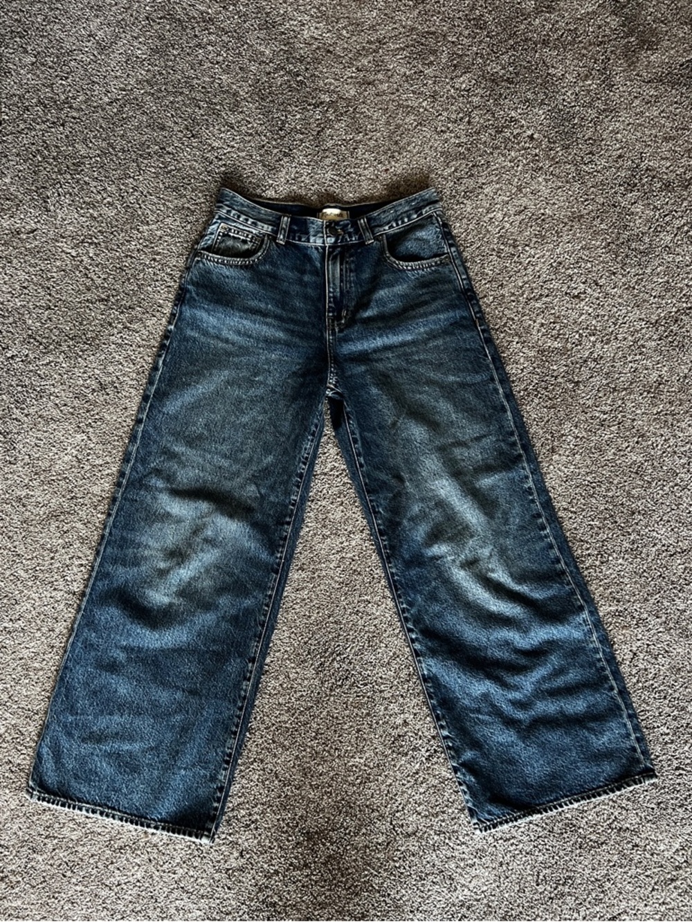 NWT Madewell Super Wide Leg Jeans